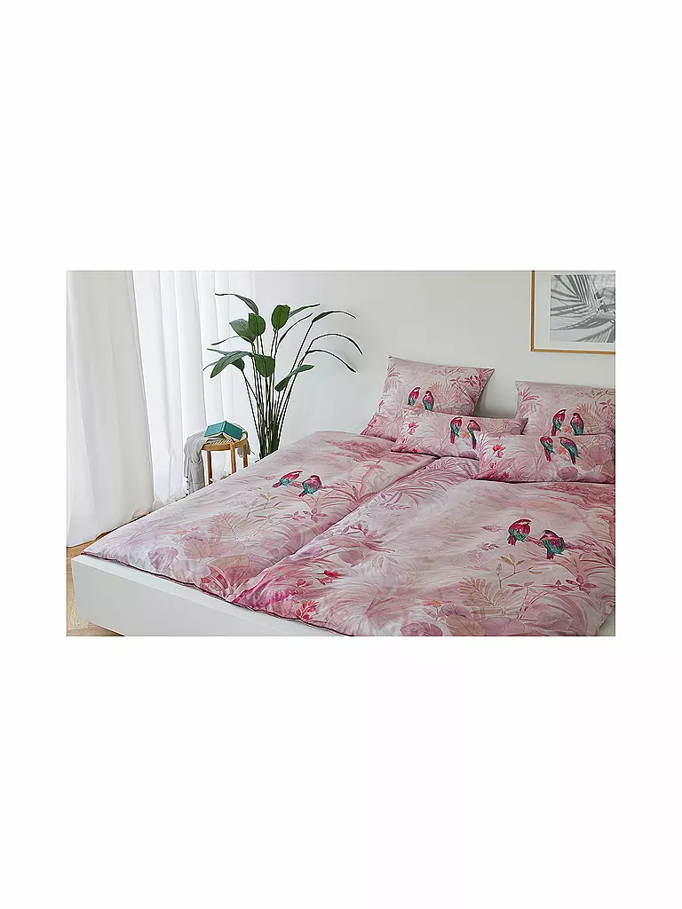 ELEGANTE | Satin Bettwäsche 70x90cm/140x200cm Belize Rose | rosa