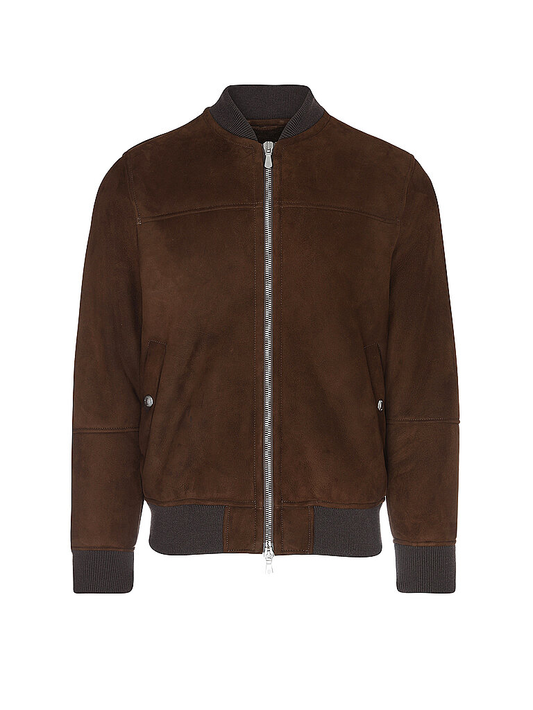 ELEVENTY Lederjacke braun | 50