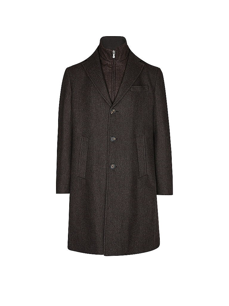 ELEVENTY Wollmantel braun | 48