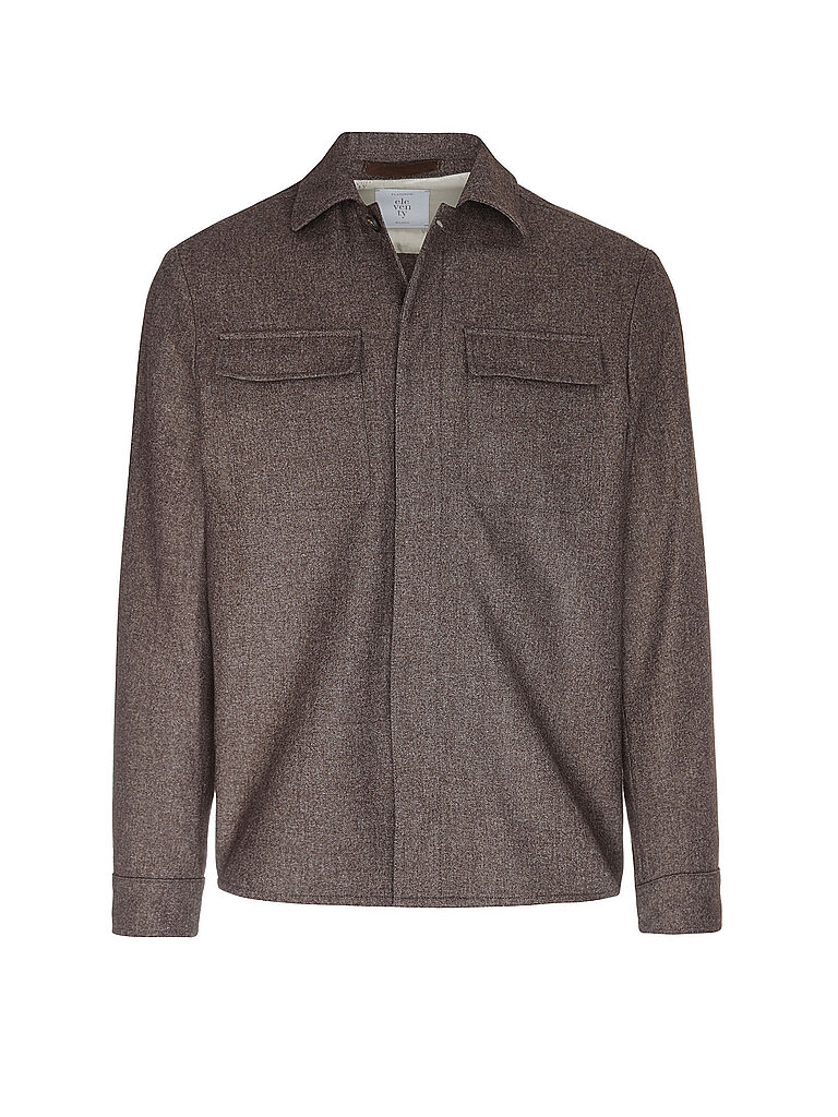 ELEVENTY Overshirt braun | 48