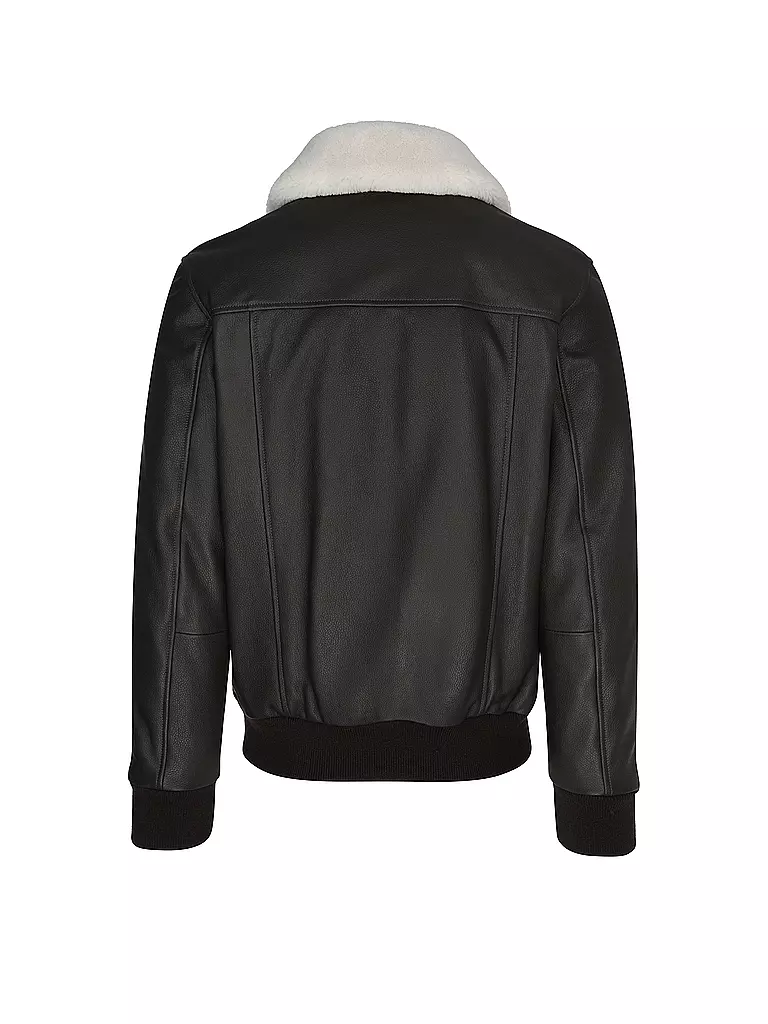 ELEVENTY | Lederjacke | braun