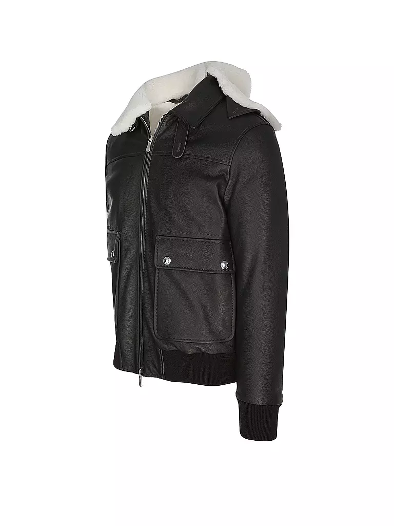 ELEVENTY | Lederjacke | braun
