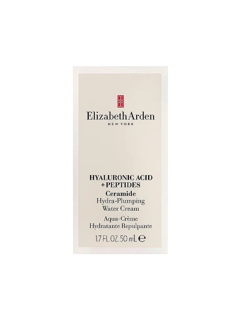 ELIZABETH ARDEN |  Hyaluronic Acid Ceramide Peptides Water Cream 50ml | 