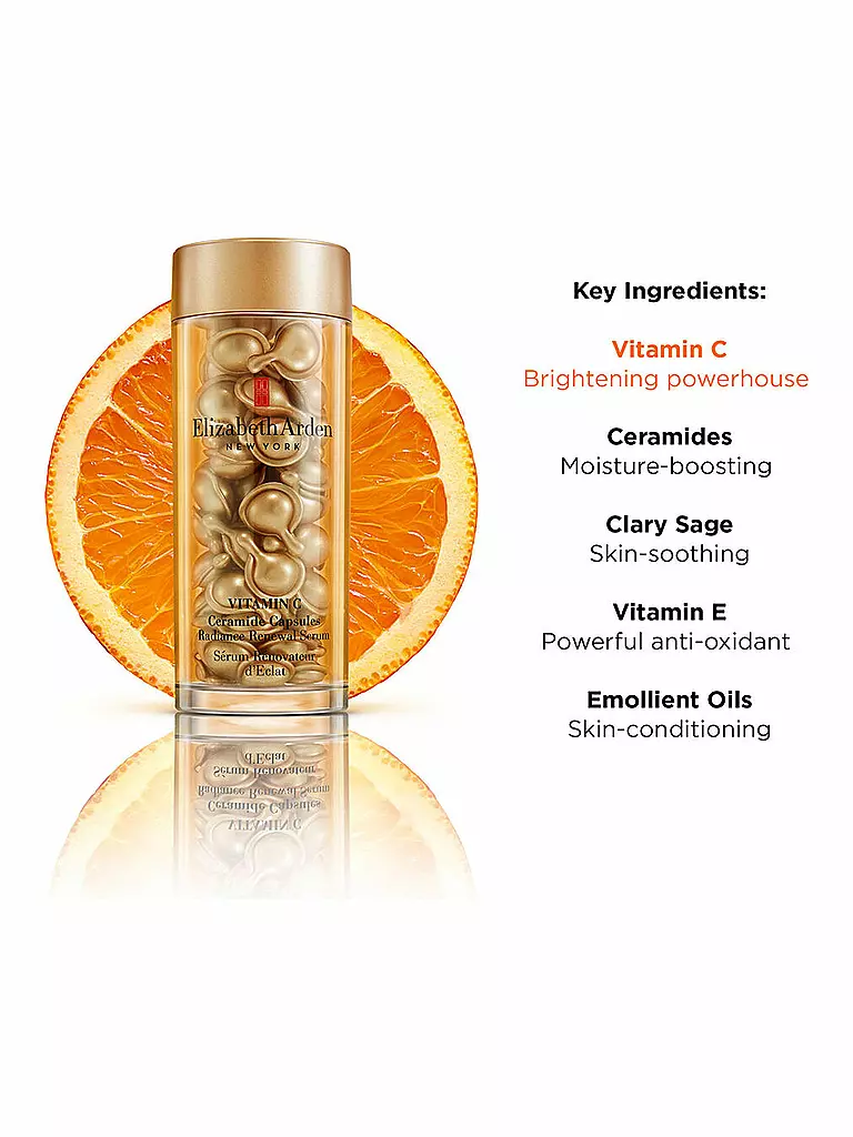 ELIZABETH ARDEN | Vitamin C Ceramide Capsules Radiance Renewal Serum 30 Stk. | keine Farbe