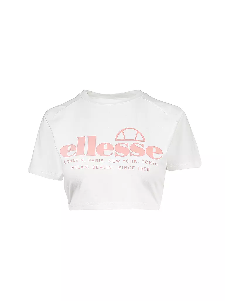 ELLESSE | T-Shirt Cropped-Fit "Topolino" | weiß