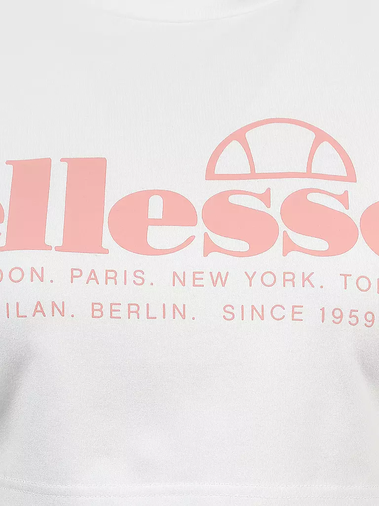 ELLESSE | T-Shirt Cropped-Fit "Topolino" | weiß