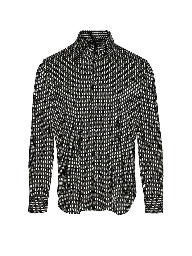 Emporio Armani Hemd Slim Fit | S Schwarz