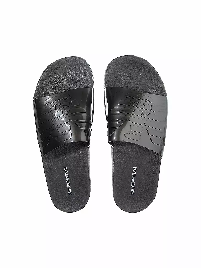 EMPORIO ARMANI | Badeschuhe - Sandale "Slider" | grau