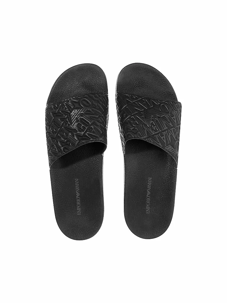 EMPORIO ARMANI | Badeschuhe - Sandale "Slider" | schwarz