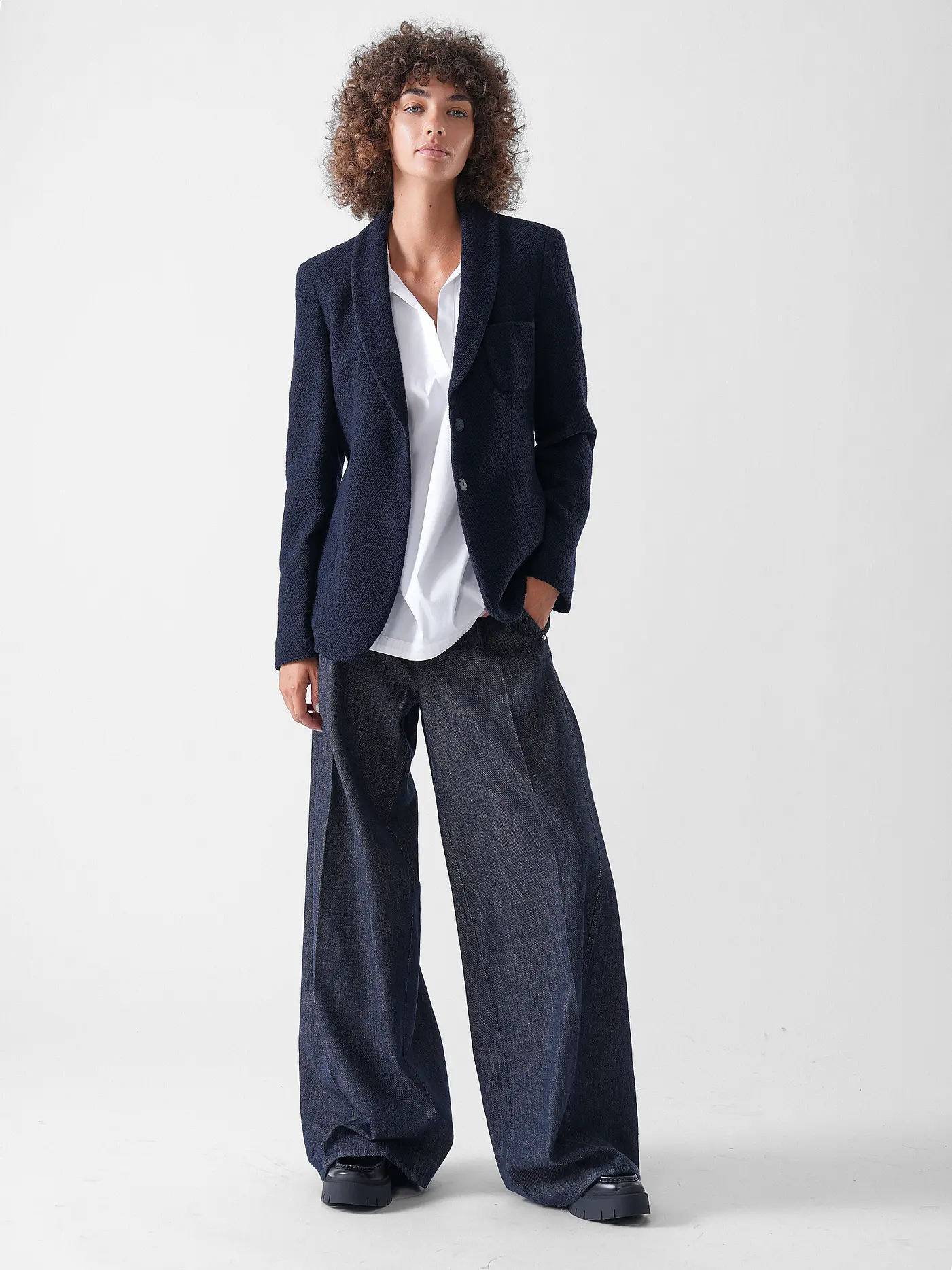 EMPORIO ARMANI | Blazer  | dunkelblau
