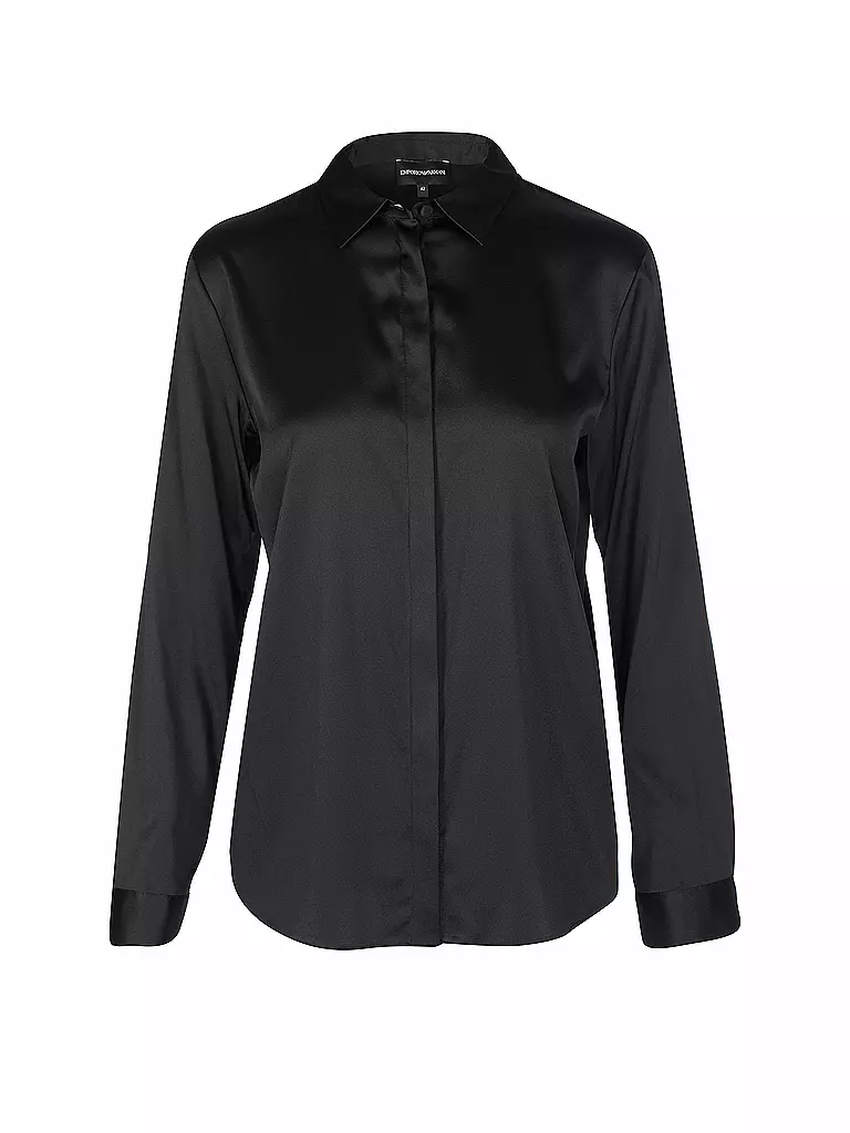 EMPORIO ARMANI | Bluse Seide  | schwarz