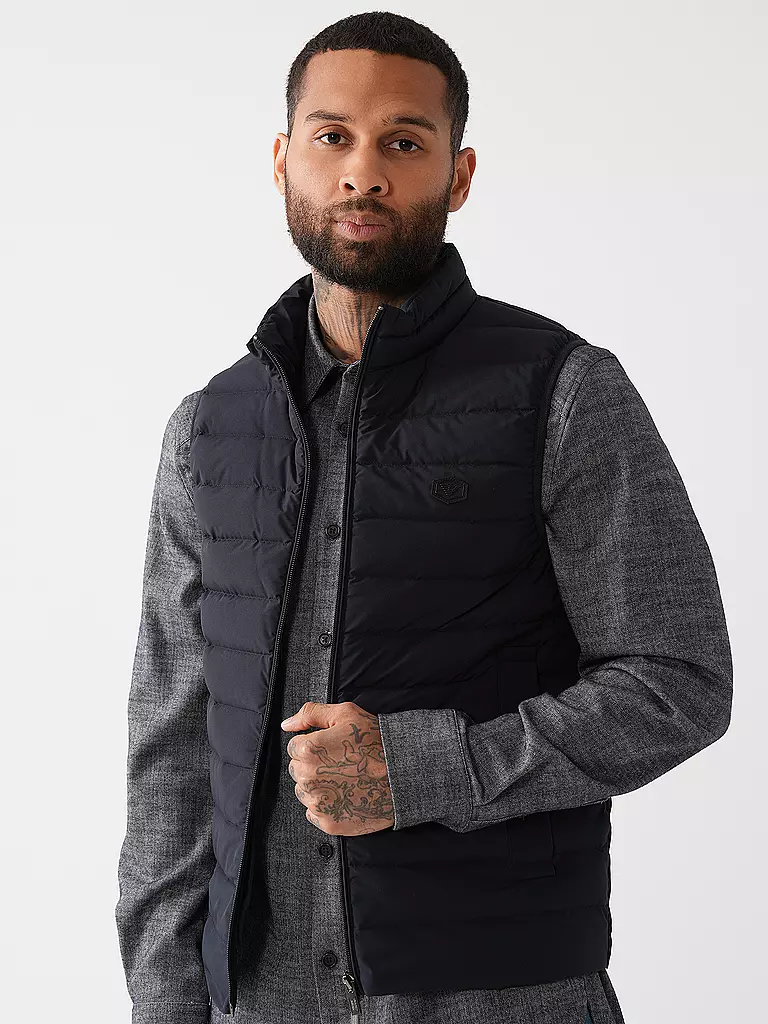 EMPORIO ARMANI | Daunen Steppgilet | dunkelblau