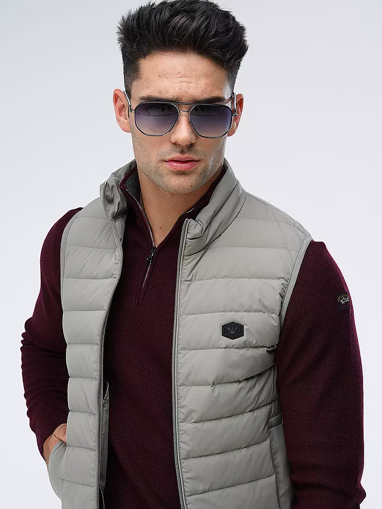 EMPORIO ARMANI | Daunensteppgilet  | hellgrau