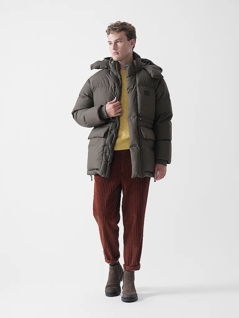 EMPORIO ARMANI | Daunensteppjacke  | olive
