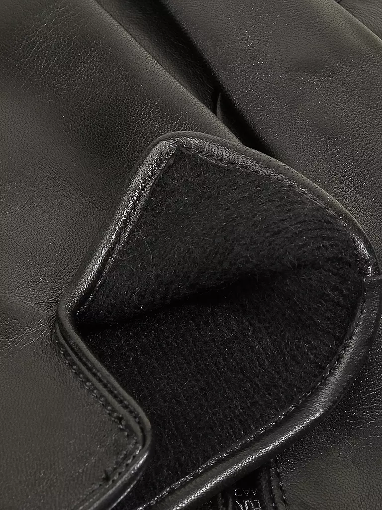 EMPORIO ARMANI | Lederhandschuhe | schwarz