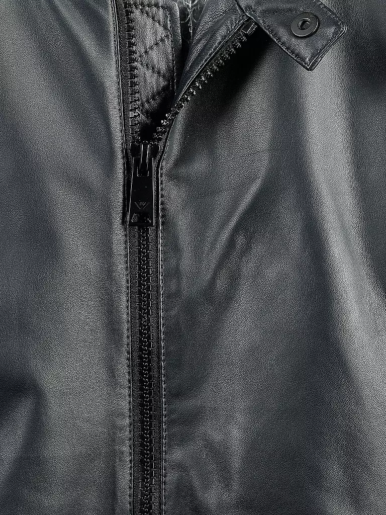 EMPORIO ARMANI | Lederjacke  | blau