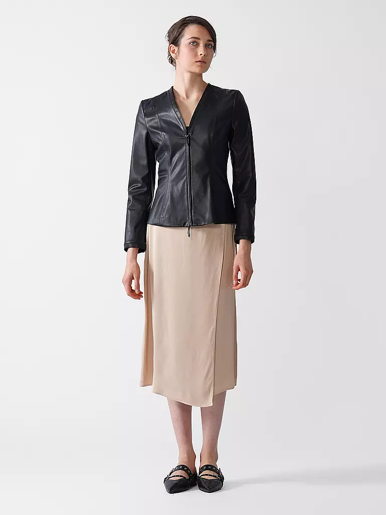 EMPORIO ARMANI | Lederjacke | schwarz