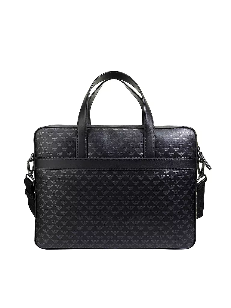 EMPORIO ARMANI | Ledertasche - Laptoptasche | schwarz