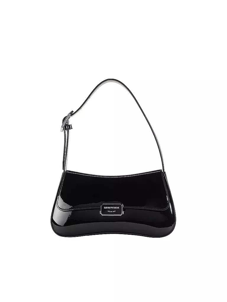 EMPORIO ARMANI | Ledertasche - Mini Bag CASSANDRA Medium | schwarz
