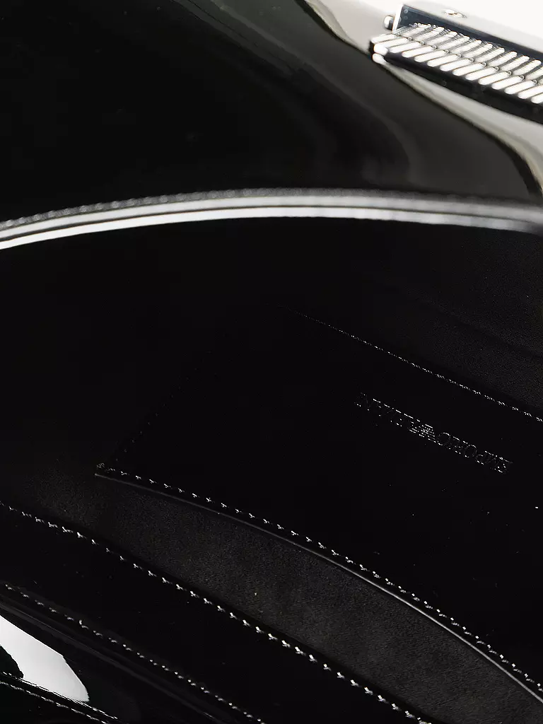 EMPORIO ARMANI | Ledertasche - Mini Bag CASSANDRA Medium | schwarz