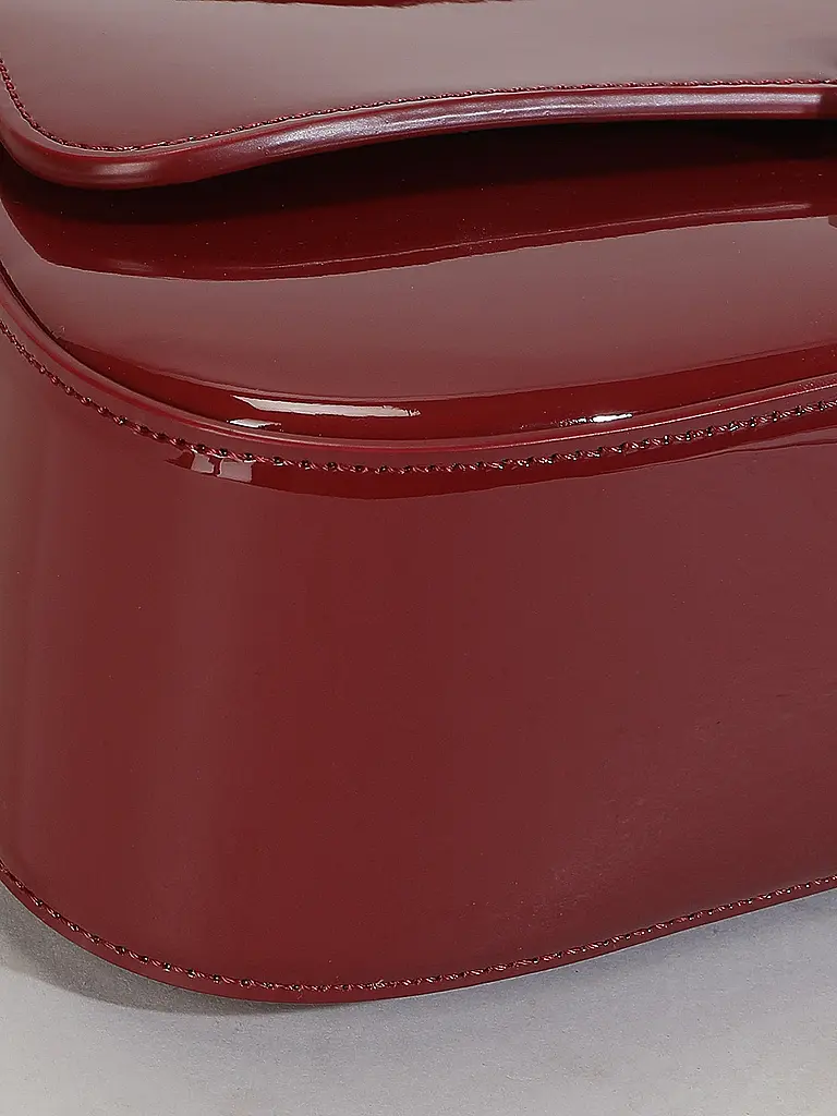 EMPORIO ARMANI | Ledertasche - Mini Bag CASSANDRA Medium | Dunkelrot