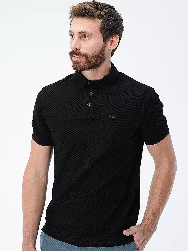 EMPORIO ARMANI | Poloshirt  | schwarz