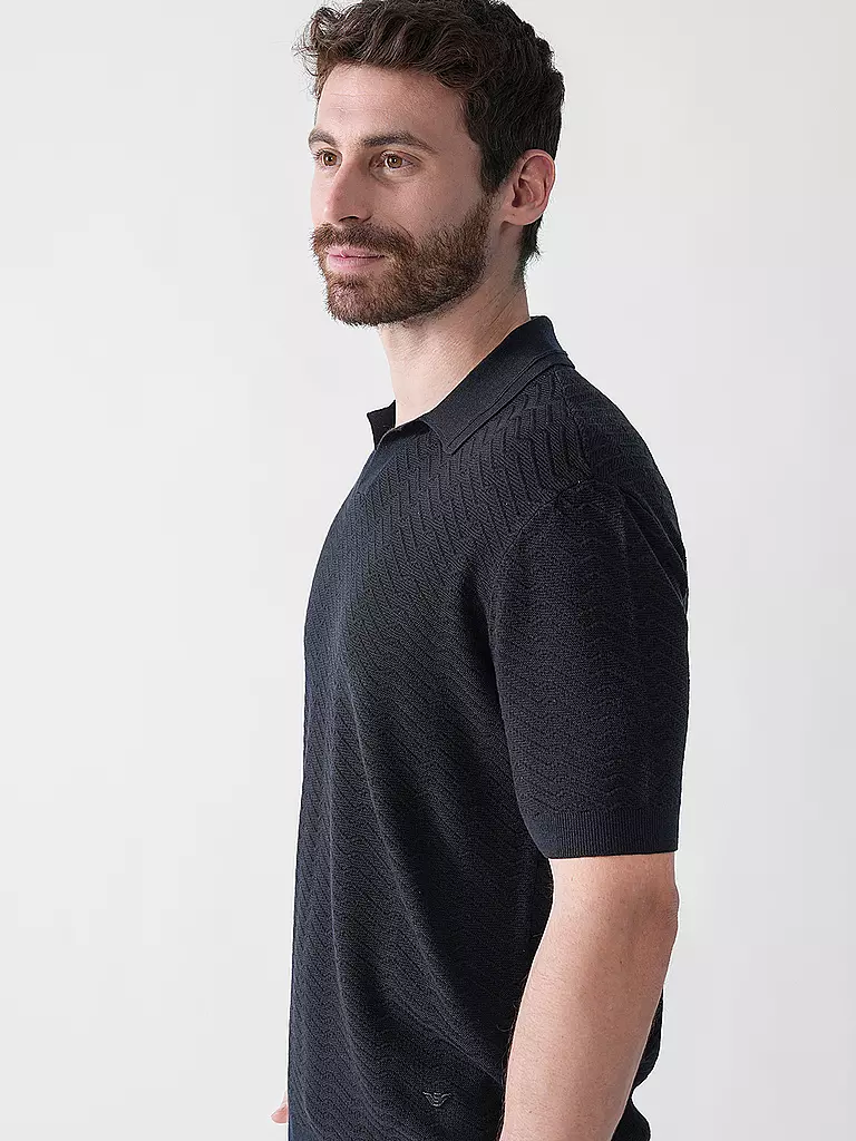 EMPORIO ARMANI | Poloshirt  | dunkelblau