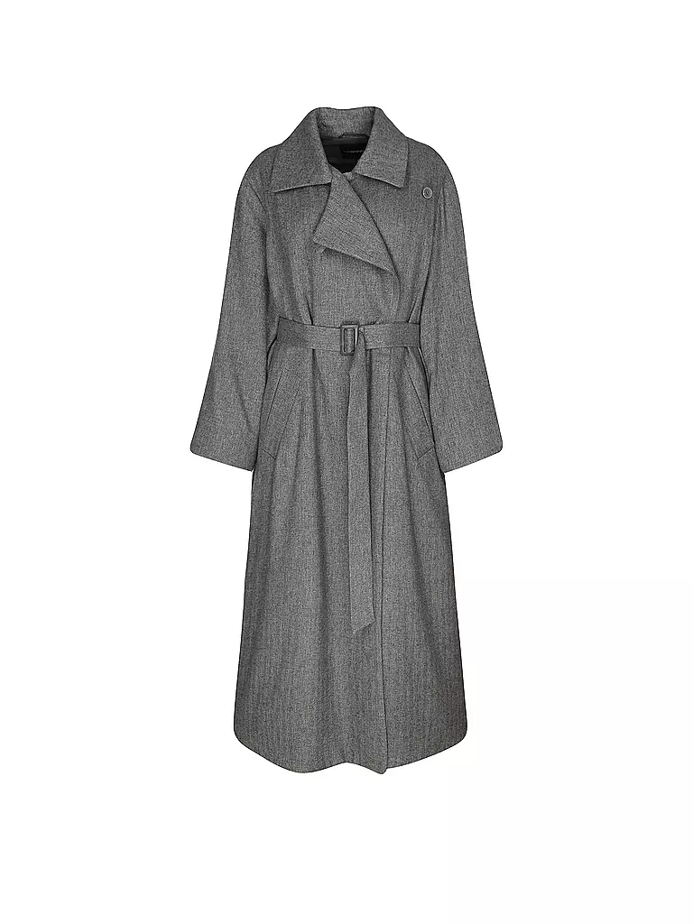 EMPORIO ARMANI | Trenchcoat  | grau