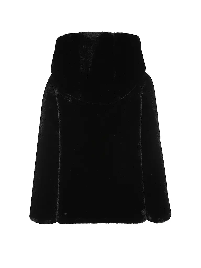 EMPORIO ARMANI | Wendejacke in Felloptik | schwarz