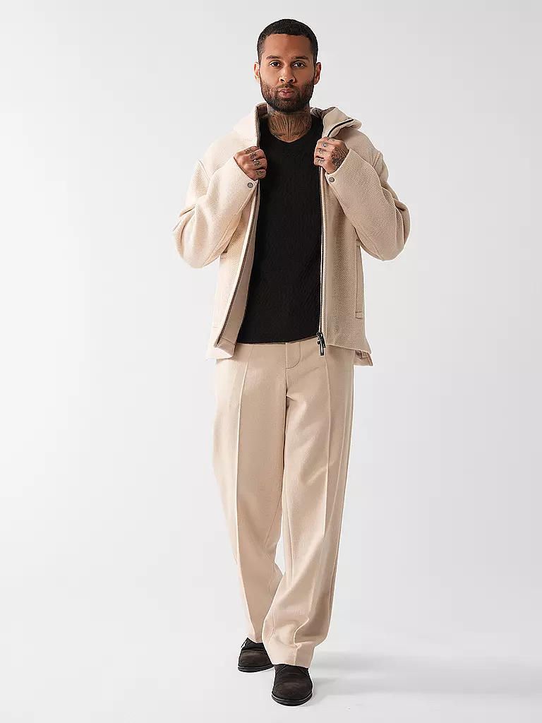 EMPORIO ARMANI | Wollhose | creme