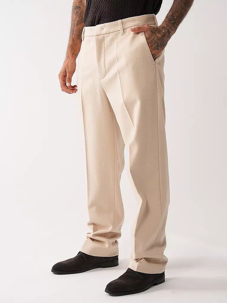EMPORIO ARMANI | Wollhose | creme