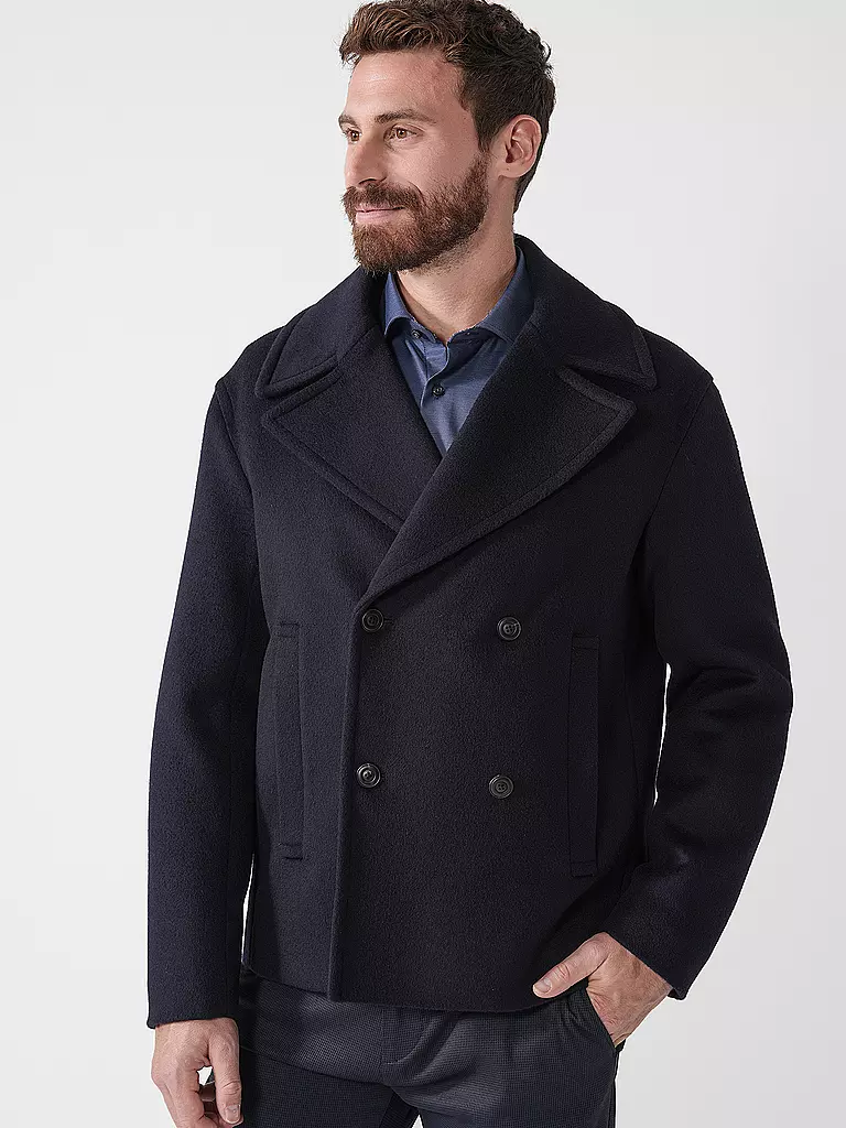 EMPORIO ARMANI | Wollmantel | blau