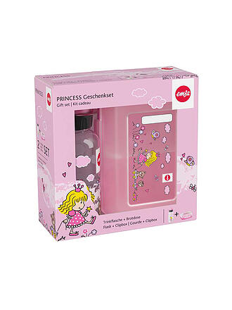 EMSA | Geschenkset 2tlg. Lunchbox und Trinkflasche PRINCESS Rosa