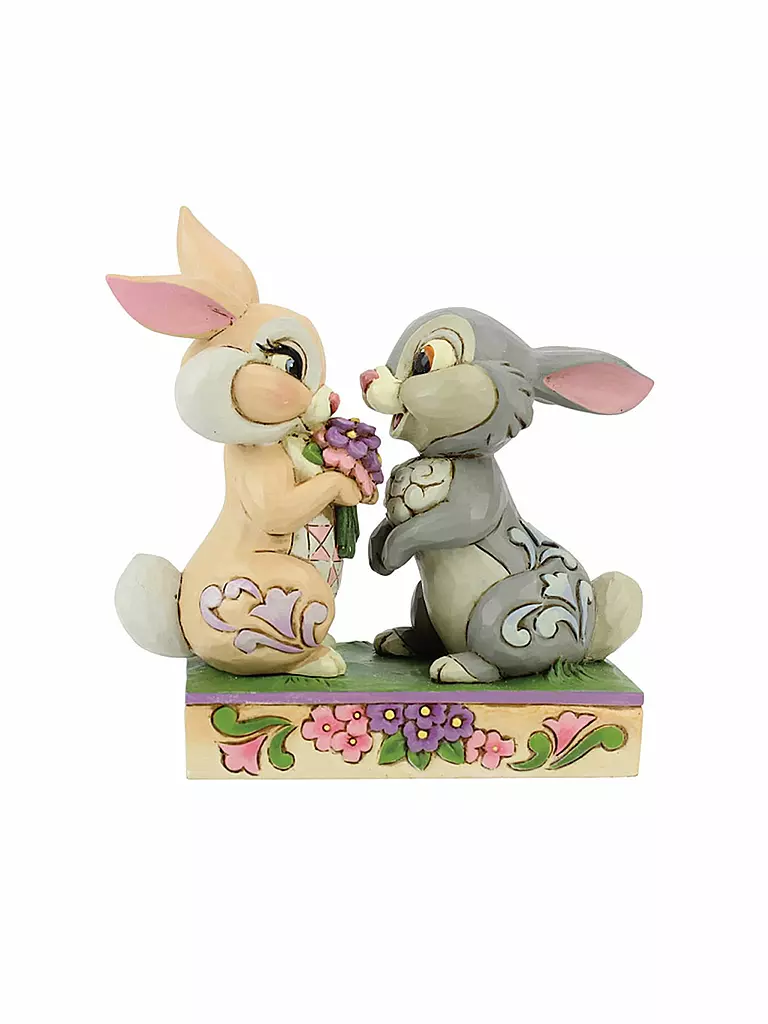 ENESCO | Bunny Bouquet - Thumper and Blossom Figurine 6005963 | bunt