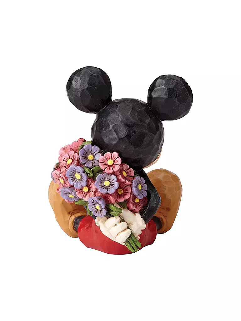 ENESCO | Disney Showcase - Mickey Mouse mit Blumen - Mini Figurine 4054284 | transparent