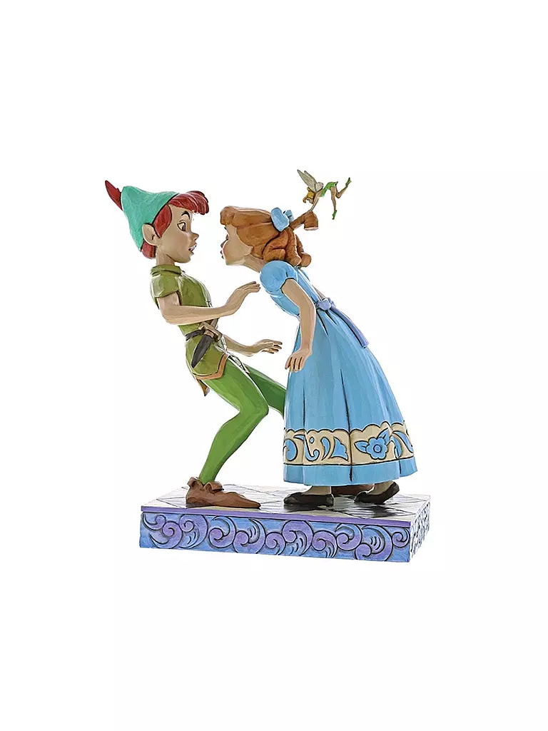 ENESCO | Disney Traditions - Peter Pan und Wendy - An unspected kiss - Figurine (65th Anniversary) 4059725 | transparent