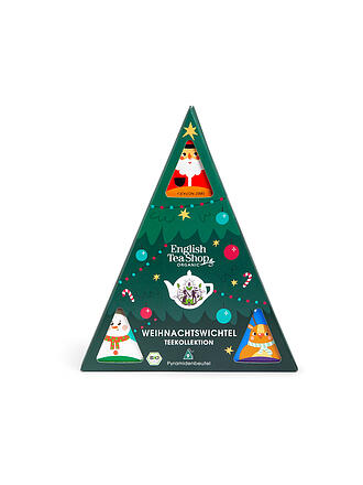 ENGLISH TEA SHOP | Wintertee 9 Beutel Weihnachtswichtel Dunkel Gruen 