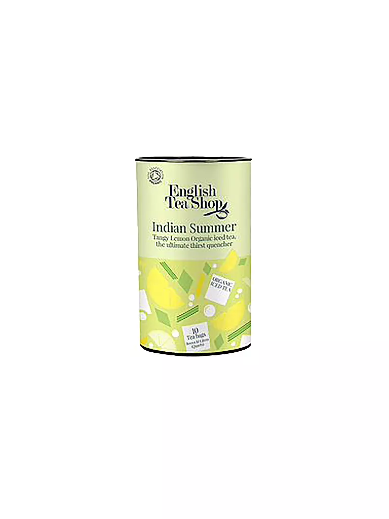 ENGLISH TEA SHOP | Eistee Indian Summer - Spritzige Zitrone 10 Beutel | beige
