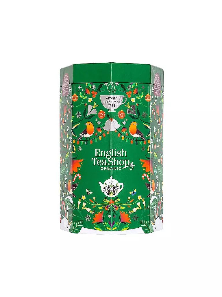 ENGLISH TEA SHOP | Tee Adventskalender "Tannenbaum", BIO, 25 Pyramidenbeutel | 