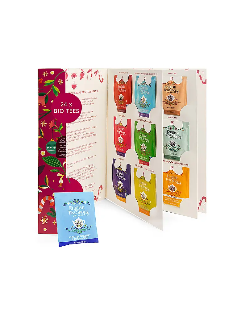 ENGLISH TEA SHOP | Tee Adventskalender 24 Beutel Weihnachts | 