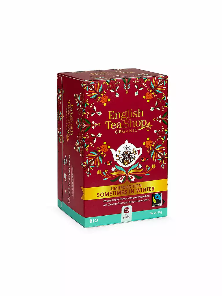 ENGLISH TEA SHOP | Teebuch Adventskalender mit Schleife Wellness | keine Farbe