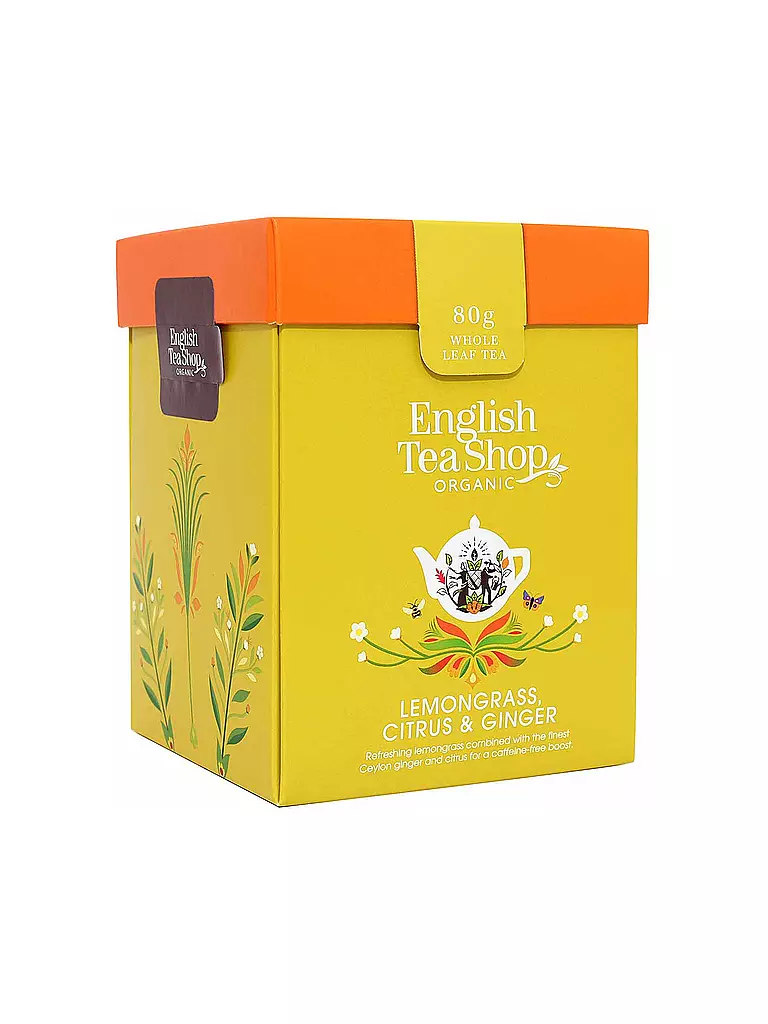 ENGLISH TEA SHOP | Teemischung Bio Lemongras, Ingwer und Zitrus 80g | bunt