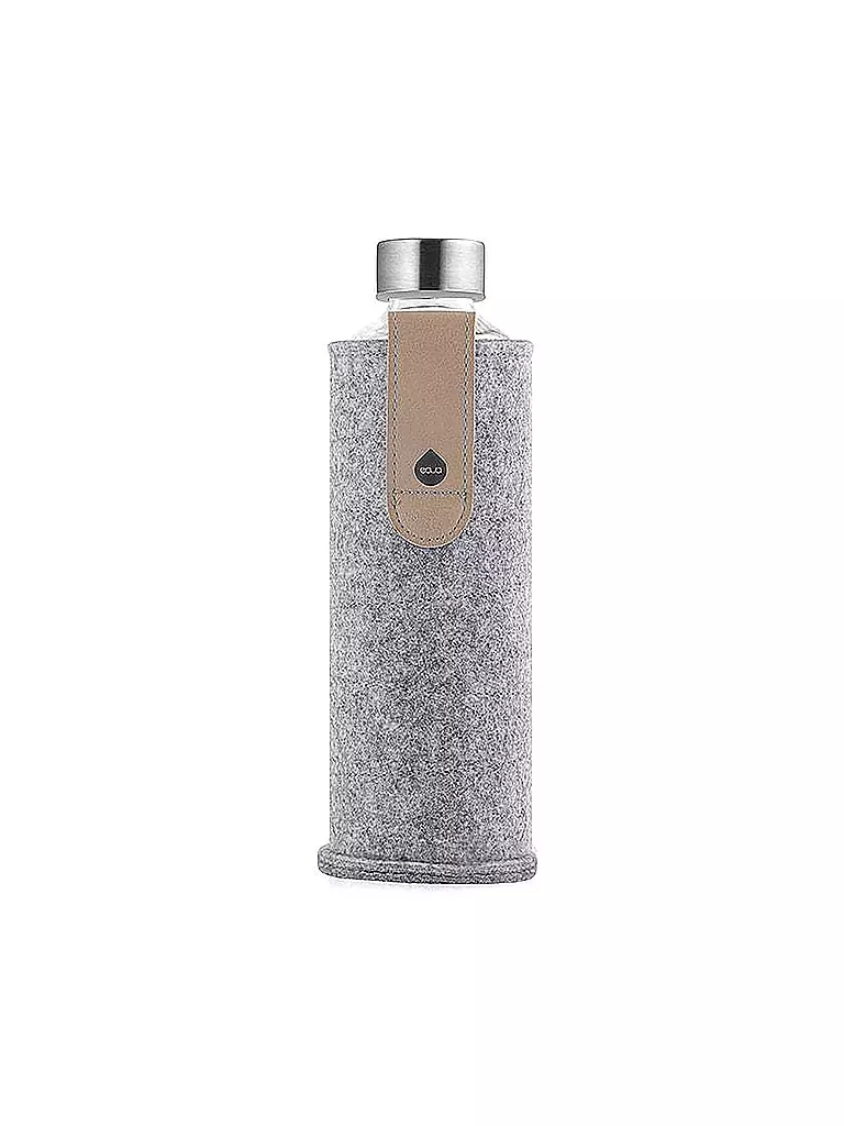 EQUA | Trinkflasche - Glasflasche 0,75l Sand Sky Grau | grau