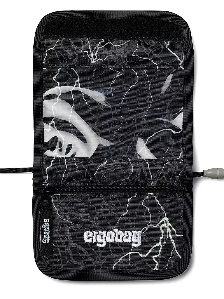ERGOBAG | Brustbeutel Super ReflektBär | schwarz