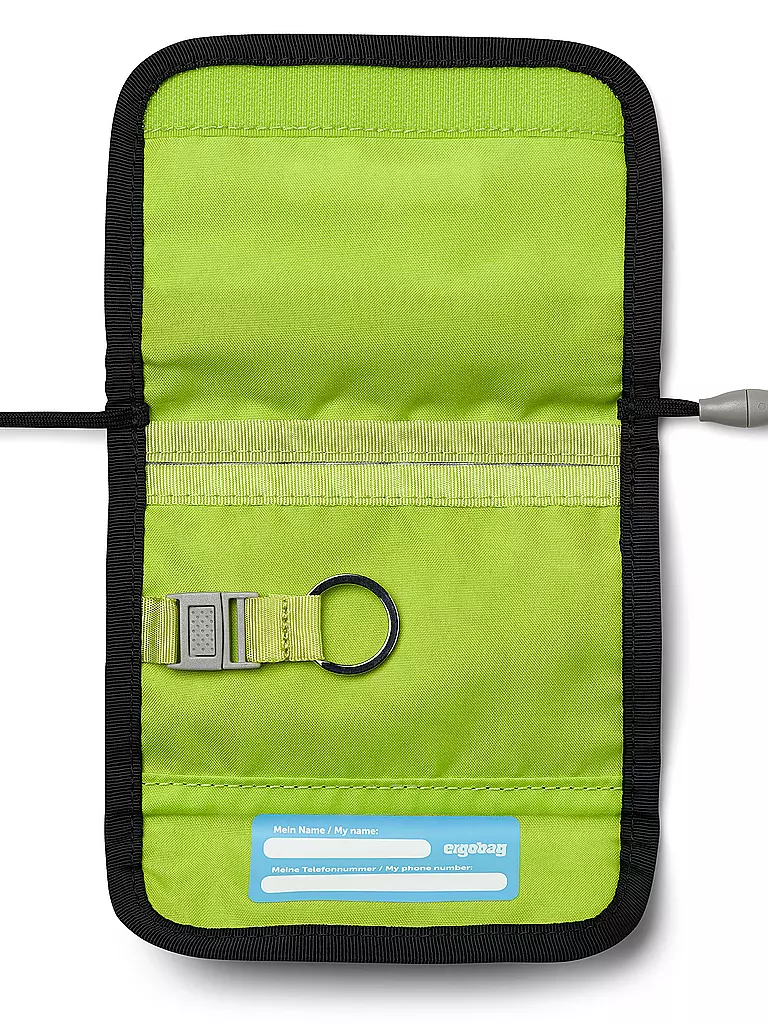 ERGOBAG | Brustbeutel Super ReflektBär | schwarz