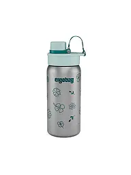 ERGOBAG | Edelstahl Trinkflasche Gewitter  | Silber