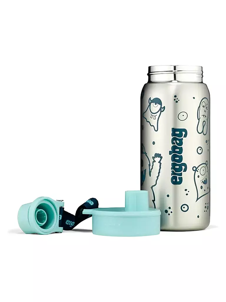 ERGOBAG | Edelstahl Trinkflasche Petrol | grün
