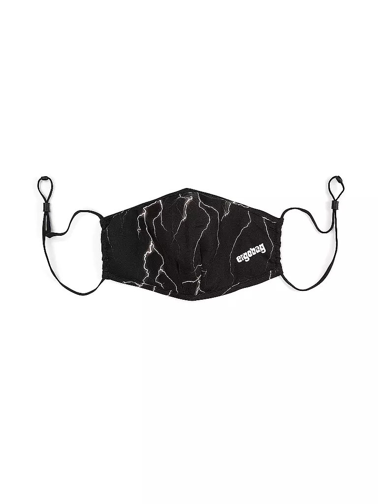 ERGOBAG | Kinder Mund-Nasen-Maske | schwarz