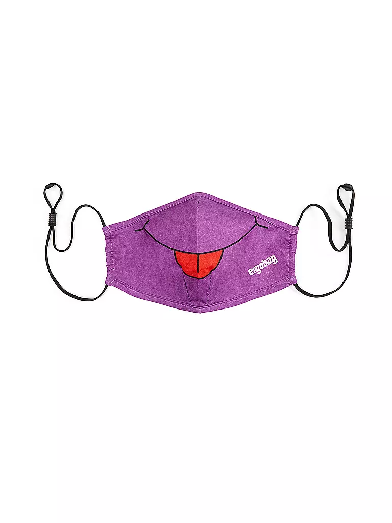 ERGOBAG | Kinder Mund-Nasen-Maske | lila