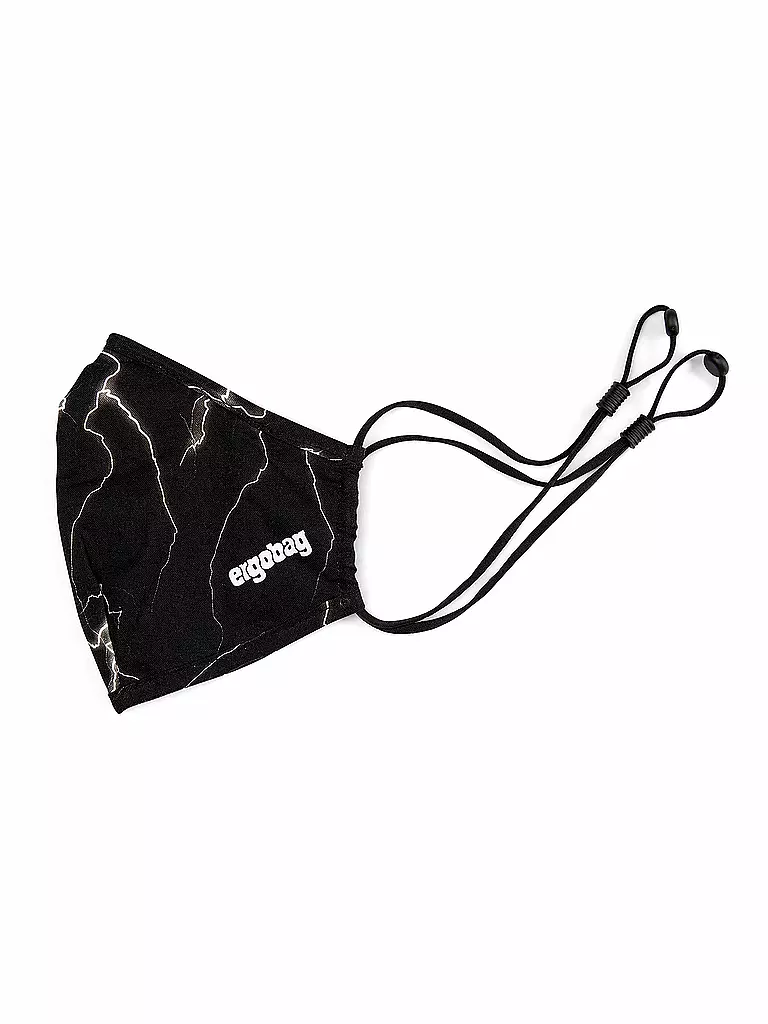 ERGOBAG | Kinder Mund-Nasen-Maske | schwarz